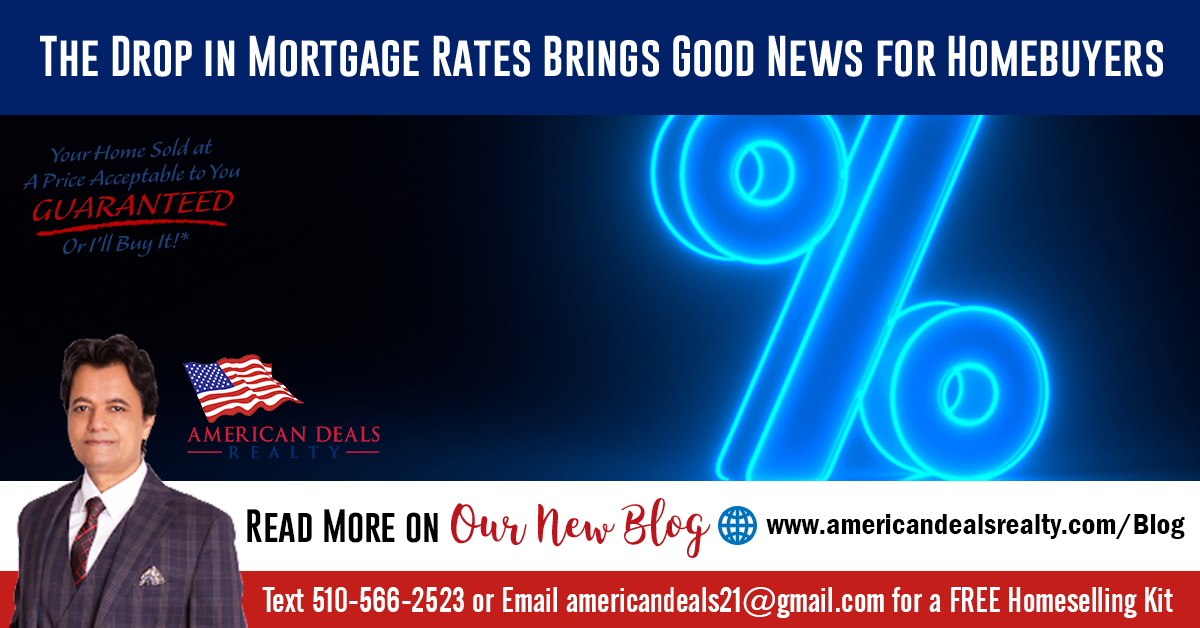 The Drop in Mortgage Rates Brings Good News for Homebuyers