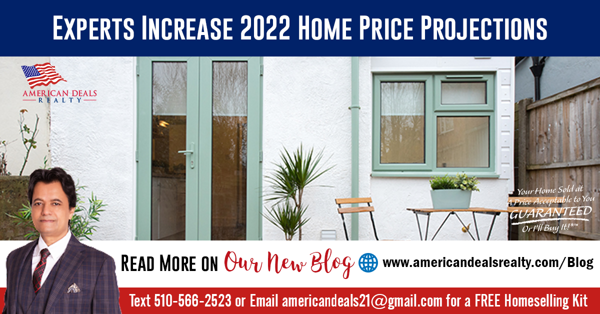 Experts Increase 2022 Home Price Projections