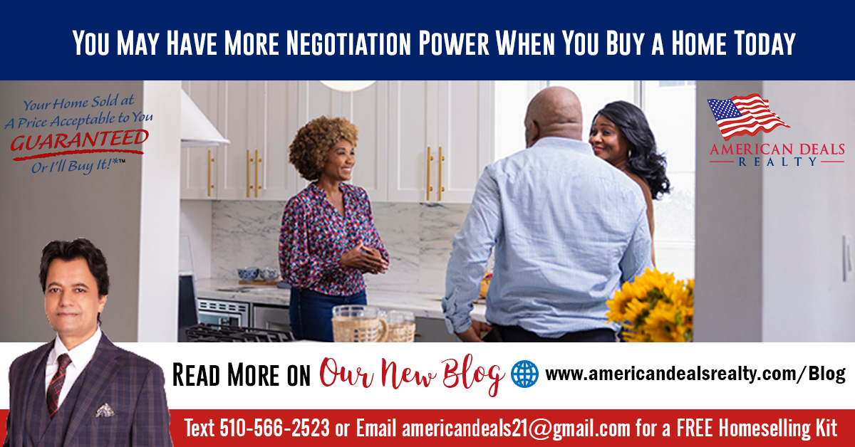 You May Have More Negotiation Power When You Buy a Home Today