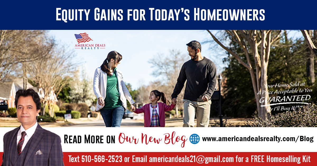  Equity Gains for Today’s Homeowners