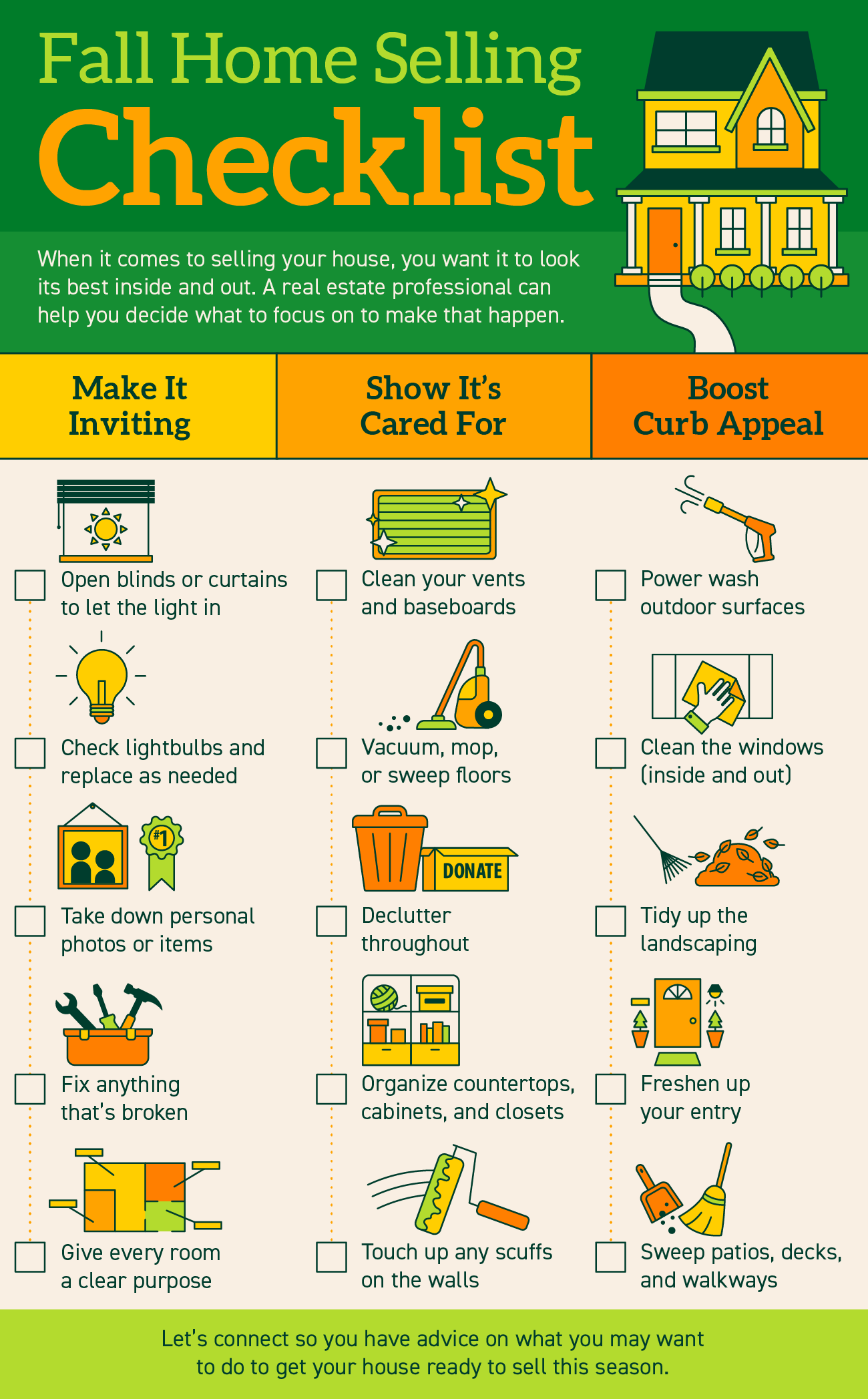 Fall Home Selling Checklist [INFOGRAPHIC]