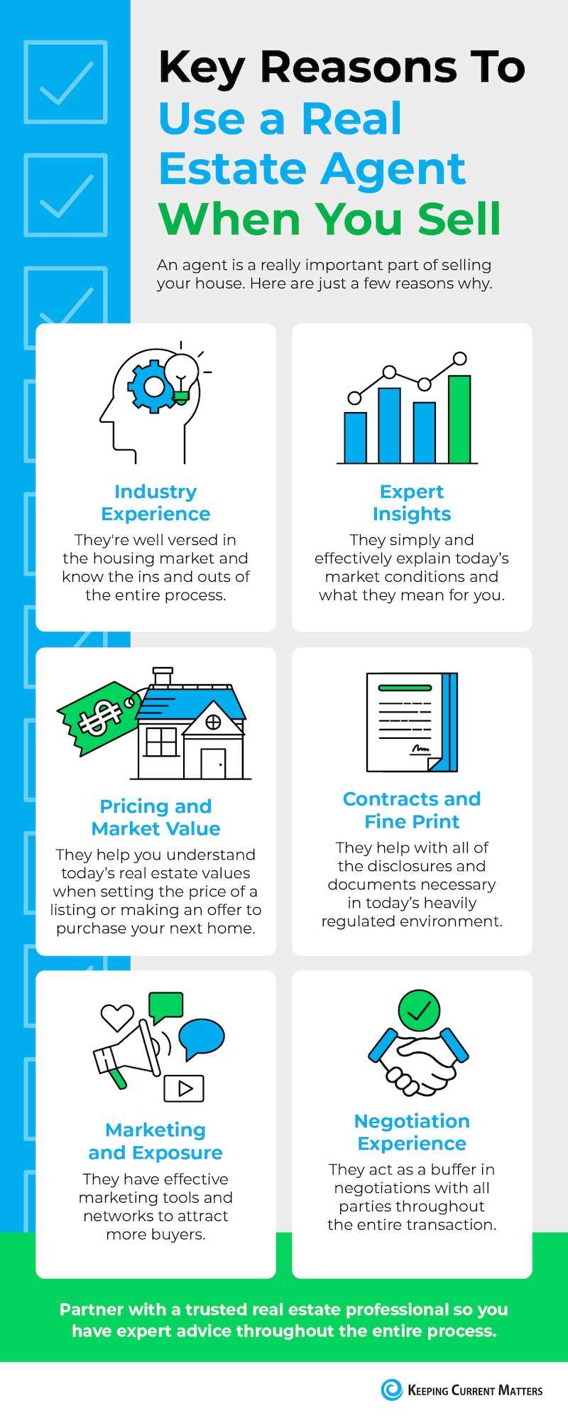 Key Reasons To Use a Real Estate Agent When You Sell [INFOGRAPHIC]