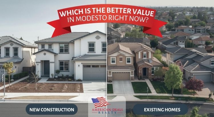 New Construction vs. Existing Homes: Which Is the Better Value in Modesto Right Now?