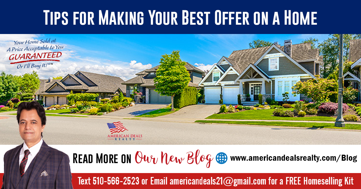 Tips for Making Your Best Offer on a Home