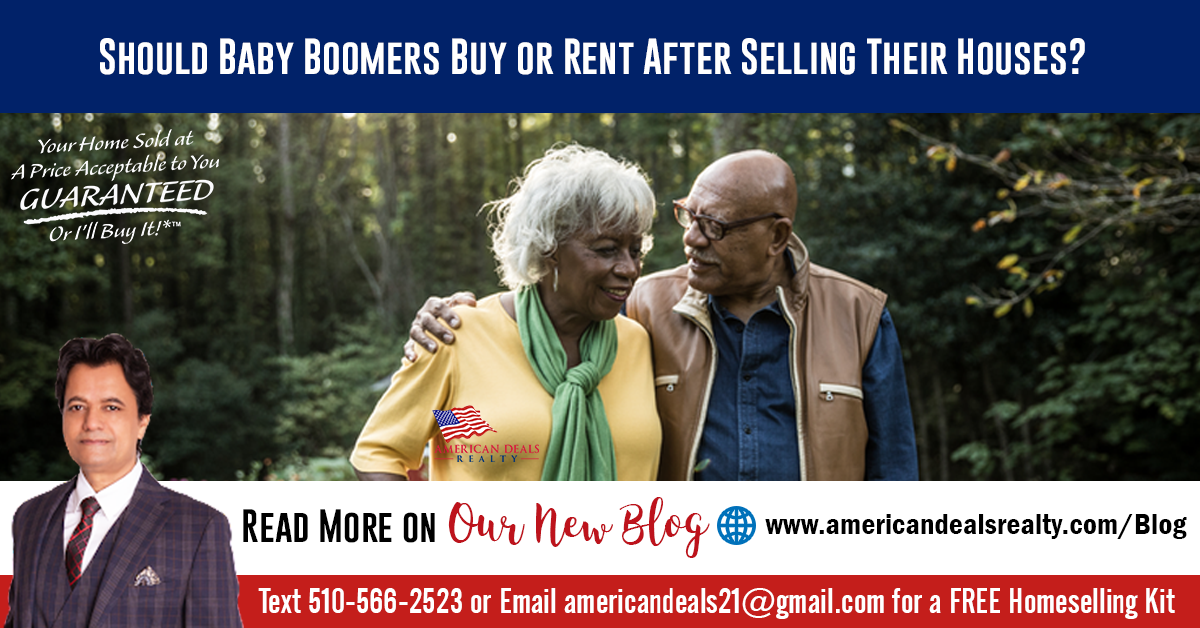 Should Baby Boomers Buy or Rent After Selling Their Houses?