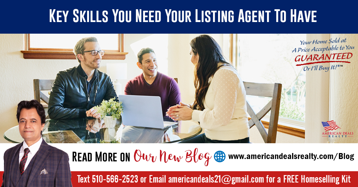 Key Skills You Need Your Listing Agent To Have