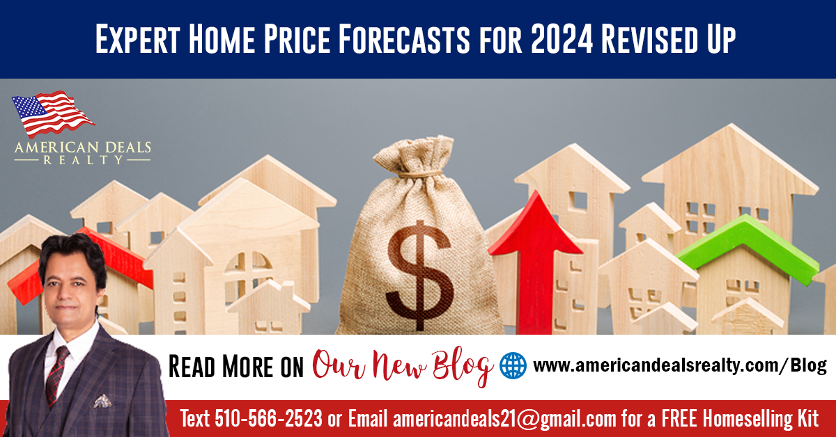 Expert Home Price Forecasts for 2024 Revised Up