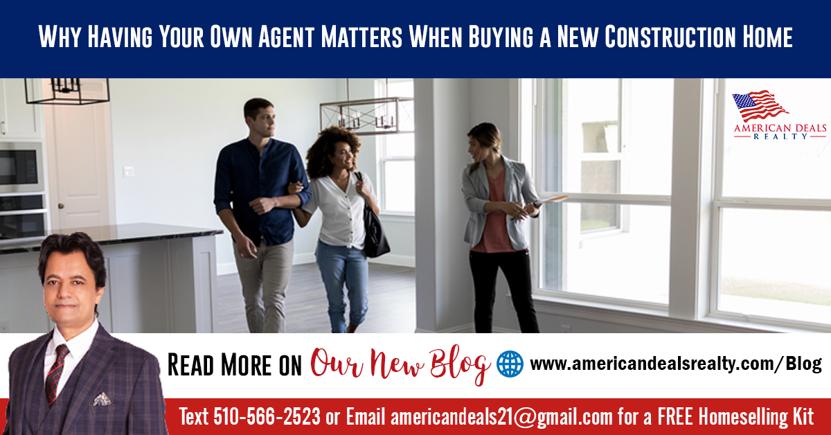 Why Having Your Own Agent Matters When Buying a New Construction Home