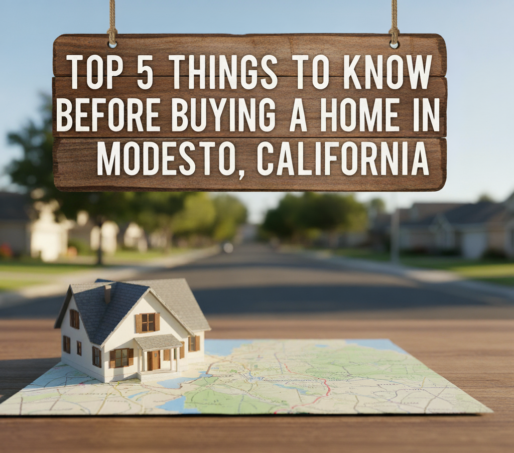 Top 5 Things to Know Before Buying a Home in Modesto, California